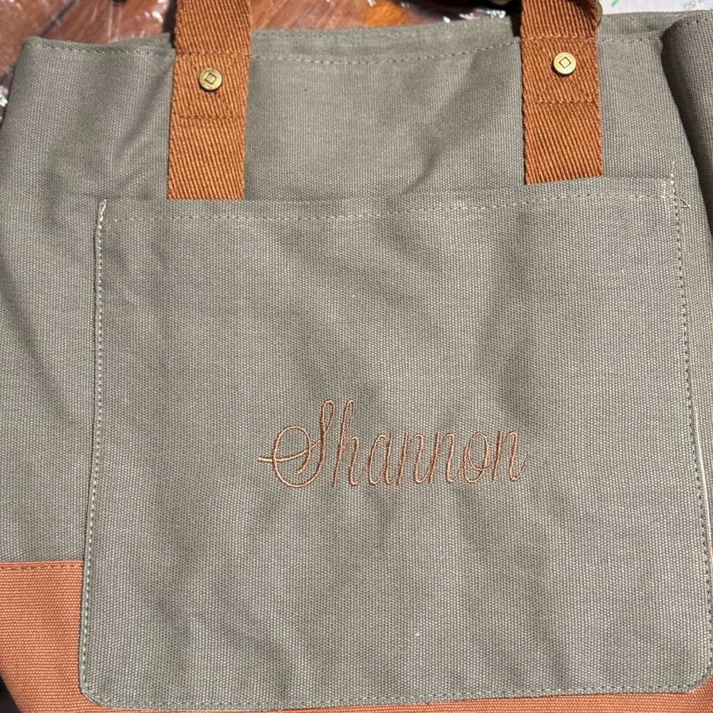 Thirty One Window Shopper in Moonstone! BNIP!! Monogram with the name Shannon! - Picture 4 of 6